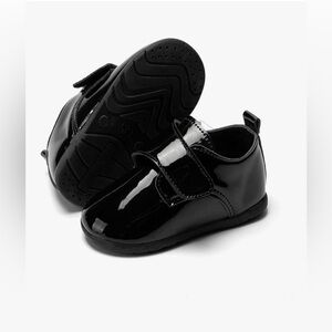 Baby Patent Leather Dress Shoes - Black